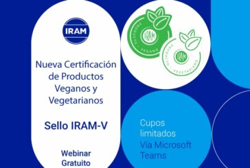 Nueva certificación IRAM para productos veganos y vegetarianos